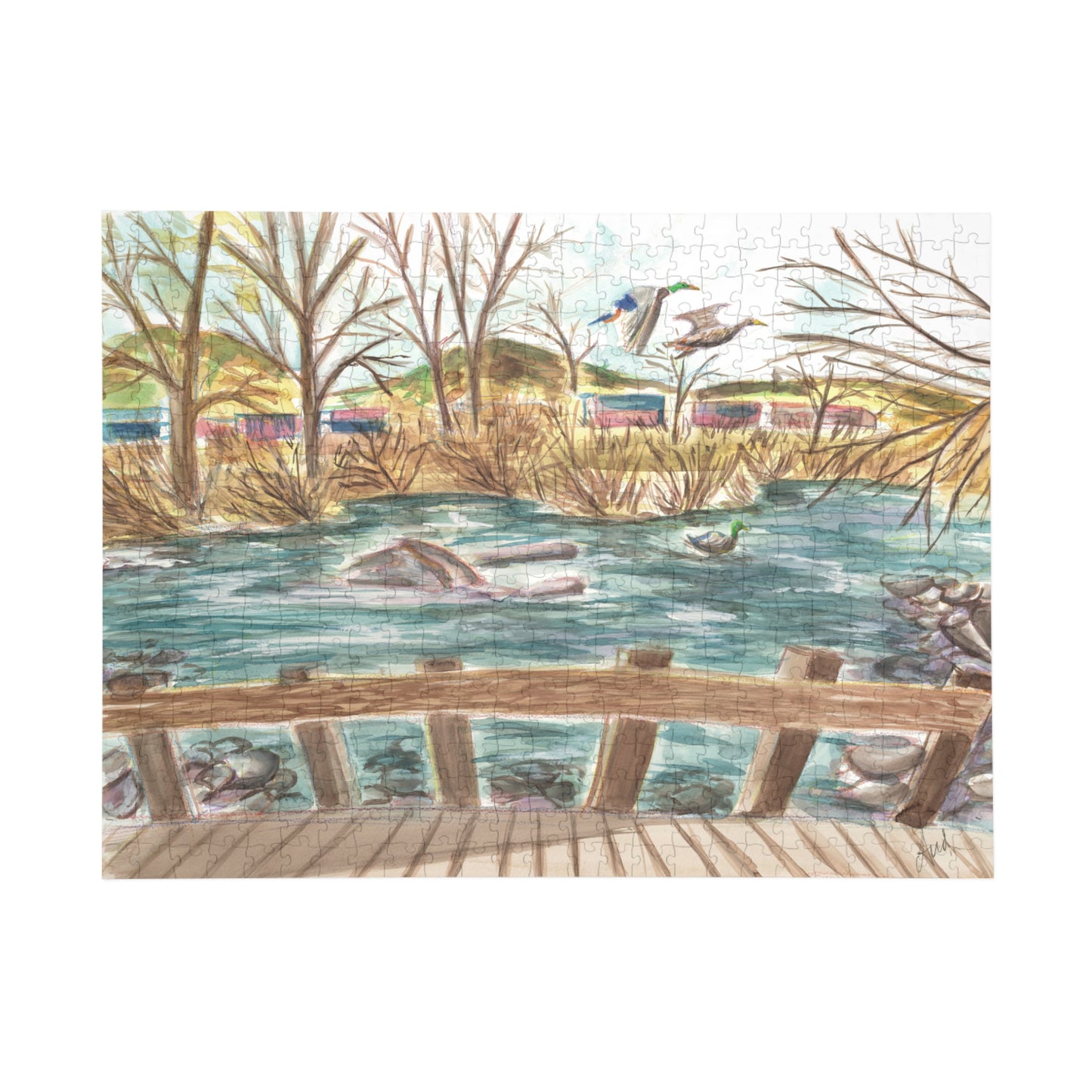 500 Piece Puzzle | Truckee River