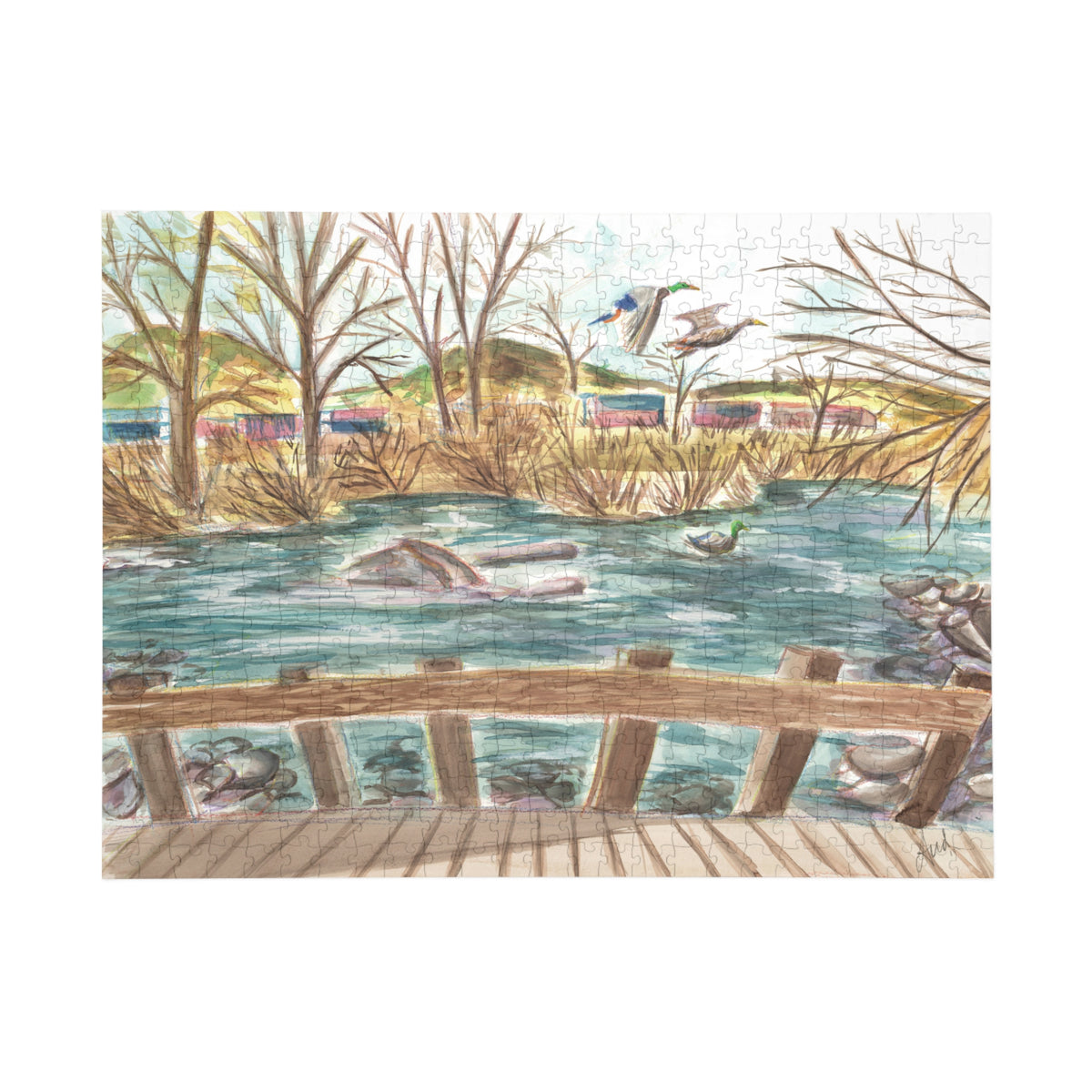 500 Piece Puzzle | Truckee River
