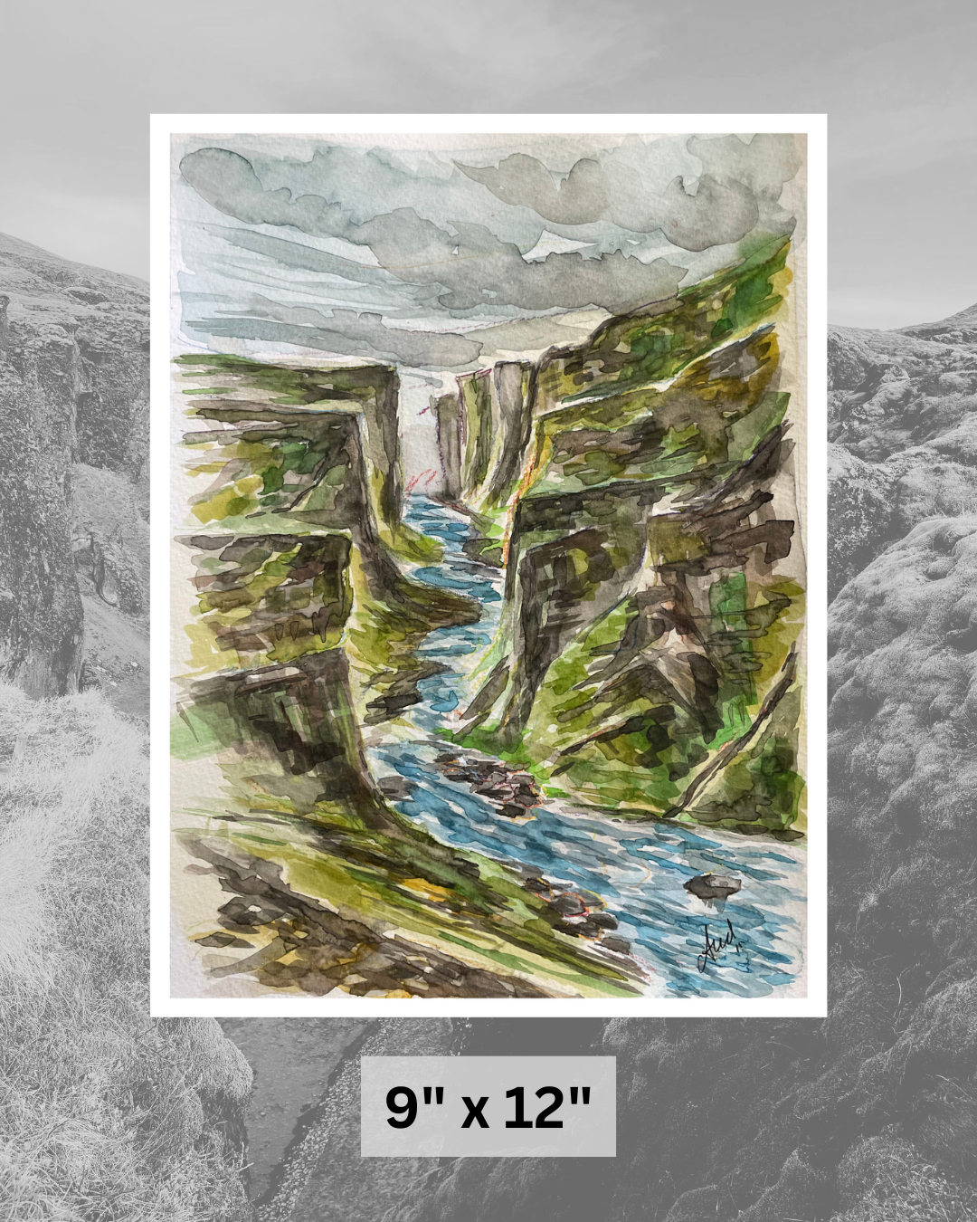 Kirkjubajarklaustur, Iceland - Print - Image 2