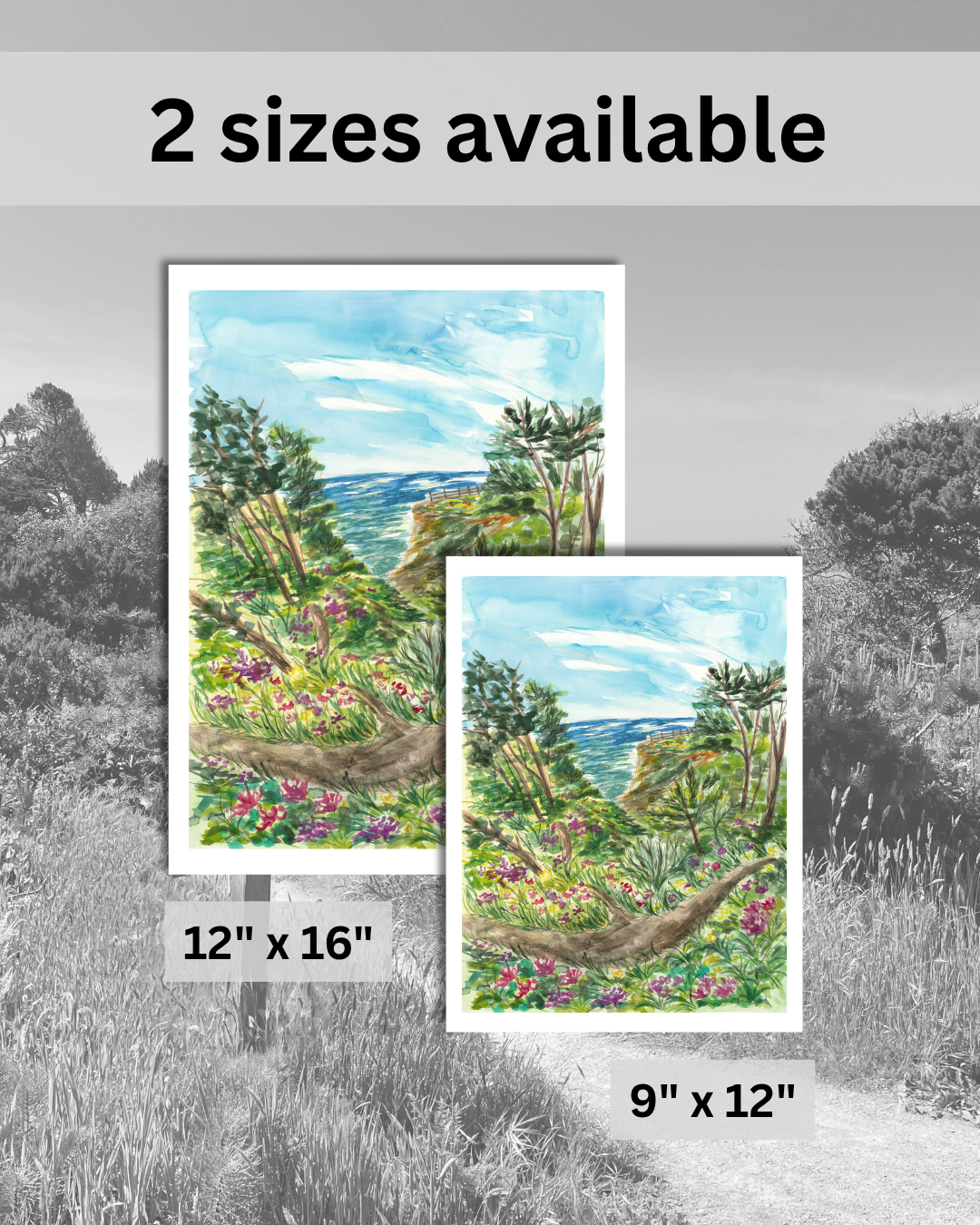 Mendocino Gardens - Print - Image 2