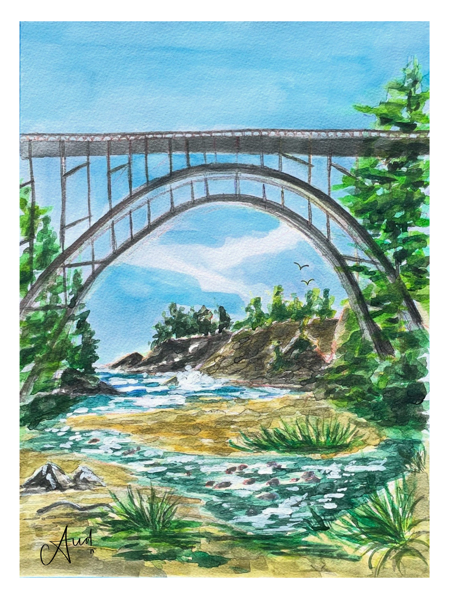 Russian Gulch State Park - Print